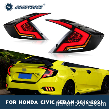 HCMotionz 2016-2021 Honda Civic Arrière de dos arrière